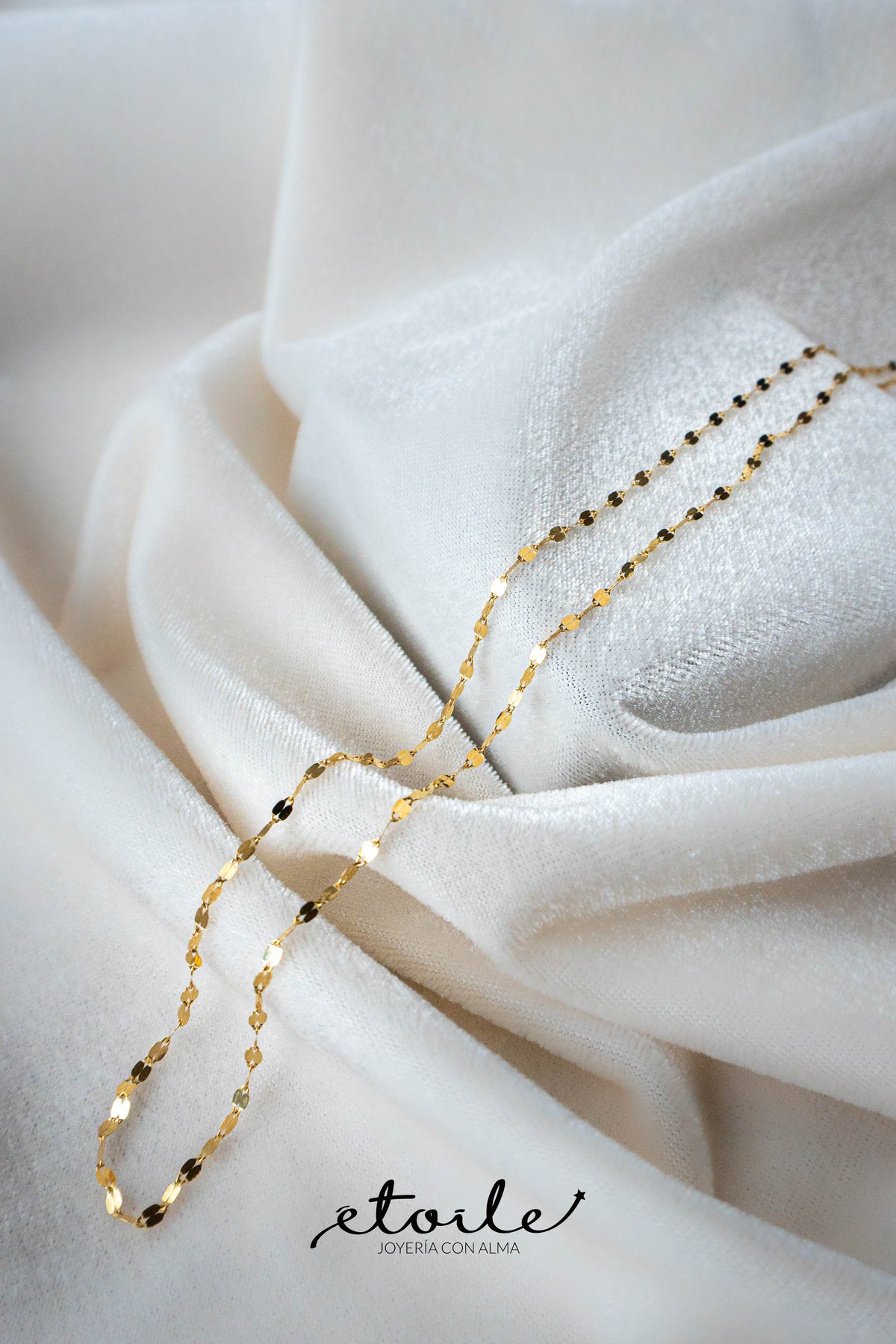 Cadena crispeta oro