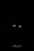 Aretes moño circones